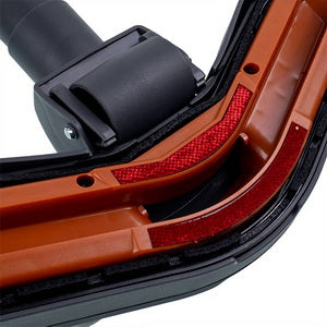 Floor/carpet brush CRP197/01 for a vacuum cleaner on a pipe under a Philips clamp 432200422712 D=32mm