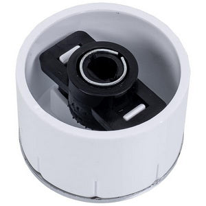 A set of universal adjustment knobs (4 pcs.) for the oven with adapters (white insert) D=34mm H=23mm