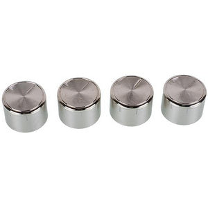 A set of universal adjustment knobs (4 pcs.) for the oven with adapters (golden insert) D=34mm H=23mm