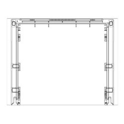 Скло дверей зовнішнє для духовки Electrolux 140242367500 594x465mm