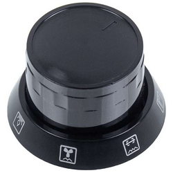 Ручка регулювання режимів духовки для плити Beko 250316610 чорний