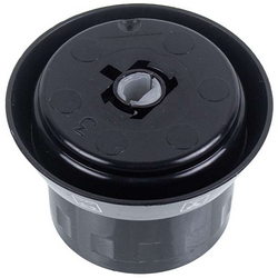 Oven mode control knob for Beko stove 250316610 black