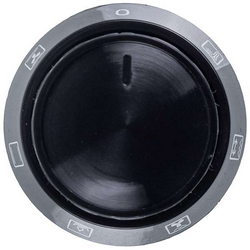 Oven mode control knob for Beko stove 250316610 black