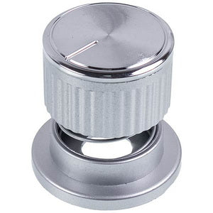 A set of universal adjustment knobs (4 pcs.) for a plate with limbs and springs (silver)