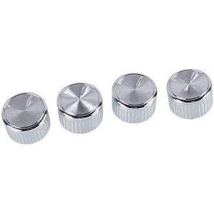 A set of universal adjustment knobs (4 pcs.) for the stove (silver)