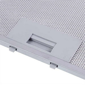 Grease filter for hood (metal) 205x483x8mm (for clips, universal)