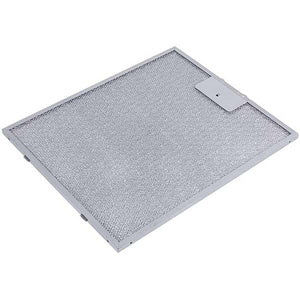 Grease filter for hood (metal) 285x340x8mm (for clips, universal)