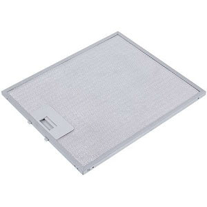 Grease filter for hood (metal) 249x285x8mm (for clips, universal)