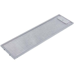 Grease filter for hood (metal) 130x475x8mm (for clips, universal)