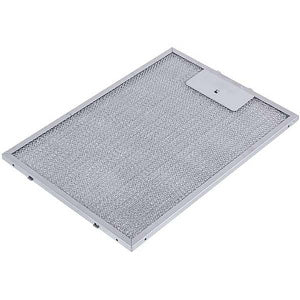 Grease filter for hood (metal) 208x295x8mm (for clips, universal)