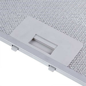 Grease filter (metal) for hood 362x325x8mm (for clips, universal)