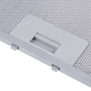 Grease filter for hood (metal) 286x370x8mm (for clips, universal)