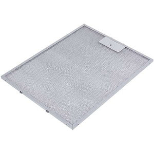 Grease filter for hood (metal) 286x370x8mm (for clips, universal)