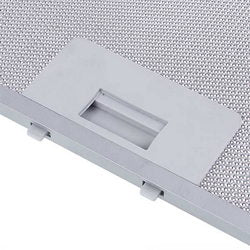 Grease filter for hood (metal) 205x472x8mm (for clips, universal)