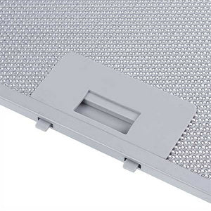 Grease filter (metal) for hood 300x200x8mm (for clips, universal)