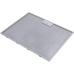 Grease filter for hood (metal) 400x312x8mm (for clips, universal)