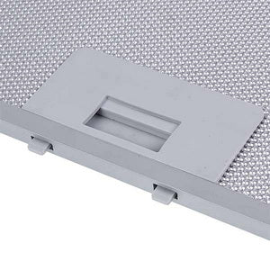 Grease filter for hood (metal) 261x305x8mm (for clips, universal)