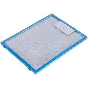 Grease filter for hood (metal) 268x198x8mm (for clips, universal)