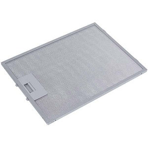 Grease filter for hood (metal) 307x228x8mm (for clips, universal)