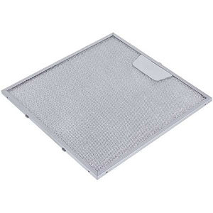 Grease filter (metal) for hood 282x289x8mm (for clips, universal)