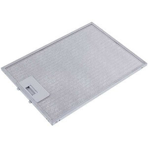 Grease filter for hood (metal) 312x226x8mm (for clips, universal)