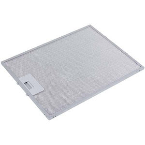 Grease filter (metal) for hood 370x350x8mm (for clips, universal)