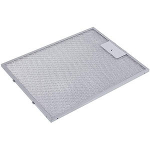 Grease filter (metal) for hood 370x350x8mm (for clips, universal)