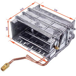 Heat exchanger for geyser Edisson E 20 D