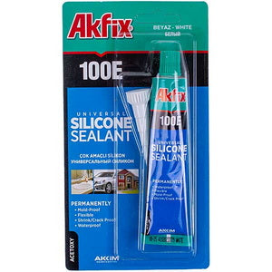 Silicone sealant Akfix 100E 50ml (universal) white