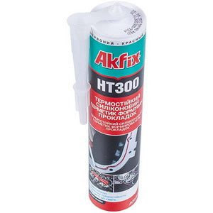 Silicone sealant Akfix HT300 280ml (heat resistant) red