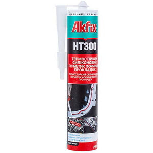 Silicone sealant Akfix HT300 280ml (heat resistant) red