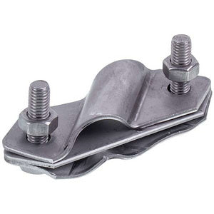 Threaded ground rod connector D-14.2mm with strip/coil