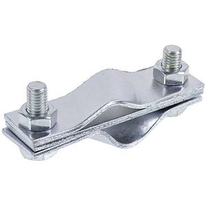 Threaded ground rod connector D-16mm with strip/coil