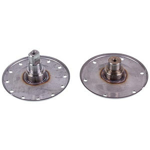 Drum flange (support) for an Electrolux vertical washing machine (2 pieces, stainless steel, for bearing 6204)