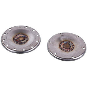 Drum flange (support) for an Electrolux vertical washing machine (2 pieces, stainless steel, for bearing 6204)