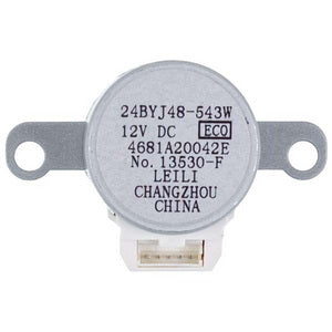 Мотор кроковий тяги шторок для кондиціонера LG 4681A20042E 24BYJ48-543W 12V шток 5x9mm