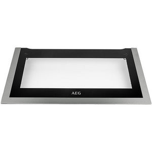 External door panel for oven AEG 140052748013 (with fastenings) 594x331mm