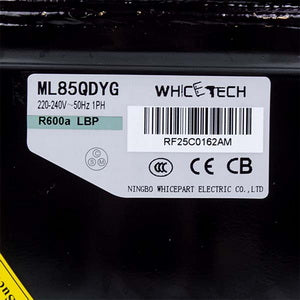 Compressor for refrigerator WhiceTech ML85QDYG R600a 142W (with start relay)