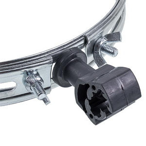 Holder ridge semicircular with plastic 10/OC PL