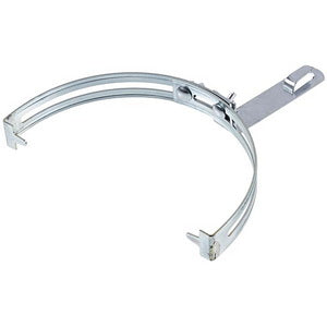 Holder ridge semicircular (universal) steel galvanically galvanized 10/07 OC