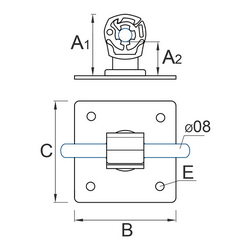 Trimach drotu dahoviy plastic with base 14/01 OC PL