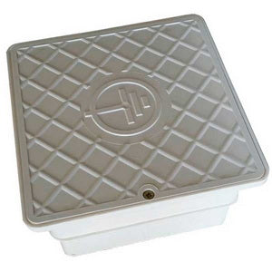 Plastic box 140x140x100mm for facade inspection connection 68/2 PL