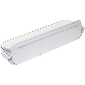 Door shelf (upper) with lid for Ariston refrigerator C00254347 440x125mm