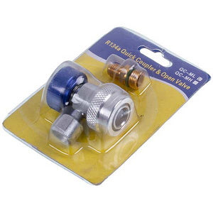 QC-ML R134 (low pressure) refueling coupling for car air conditioners is quick-removable