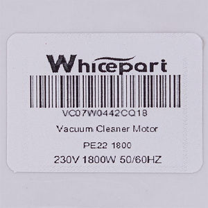 Engine for milia cleaner VC07W0442CQ18 Whicepart 1800W D=133/91mm H=32/130mm