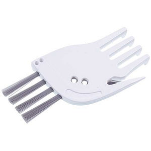 Brush for picking up animal hair + cleaning brush for the Rowenta ZR761000 robot vacuum cleaner