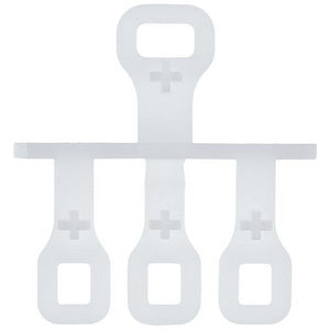 Decorative control buttons for washing machine Gorenje 333923 (3 pcs.) white