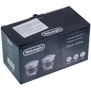 Set of glasses for Delonghi coffee machine 5513284161 DLSC311 270ml (2 pcs)