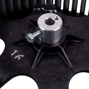 Крильчатка зовнішнього блоку для кондиціонера Electrolux 4055413670 D=225mm, H=115mm, D штока=8mm