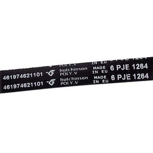 Belt for washing machine 481235818212 Hutchinson 1264J6 PJE black